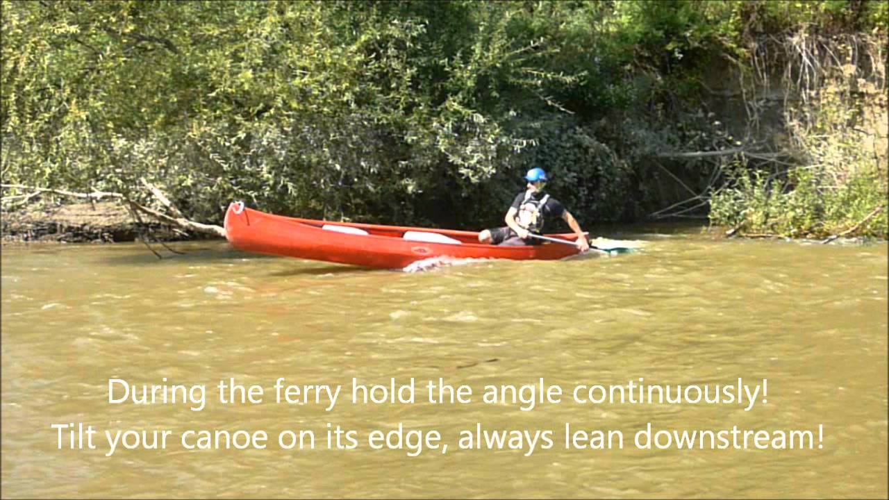 How to canoe - The most important manoeuvres by canoe on the river