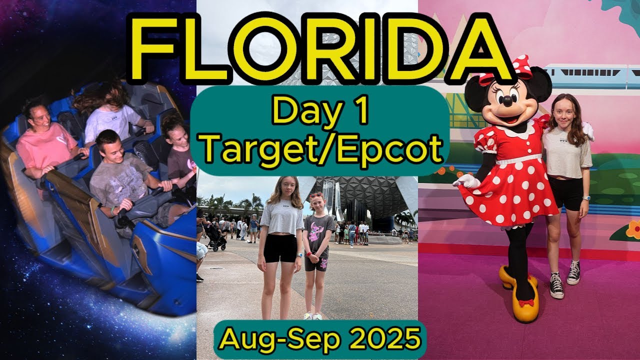 Day 1- Target  & Epcot a chilled start to our holiday