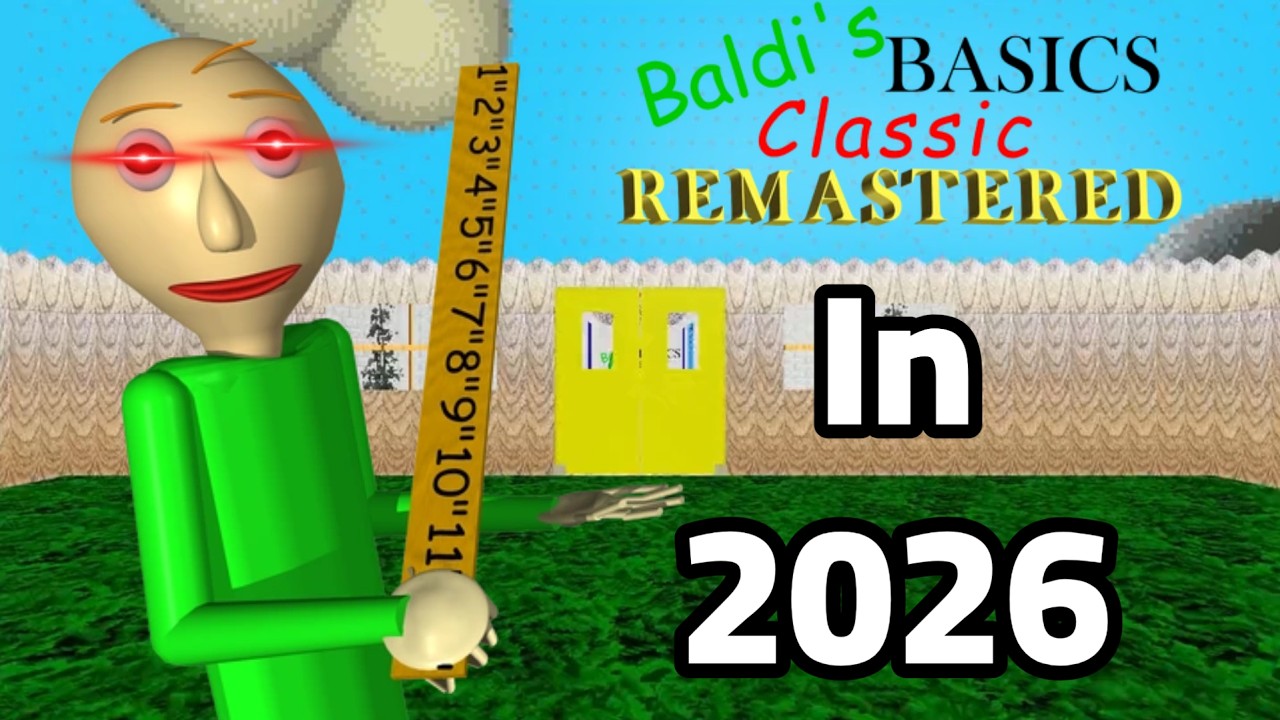 Playing Baldi's Basics For The First Time In 2026