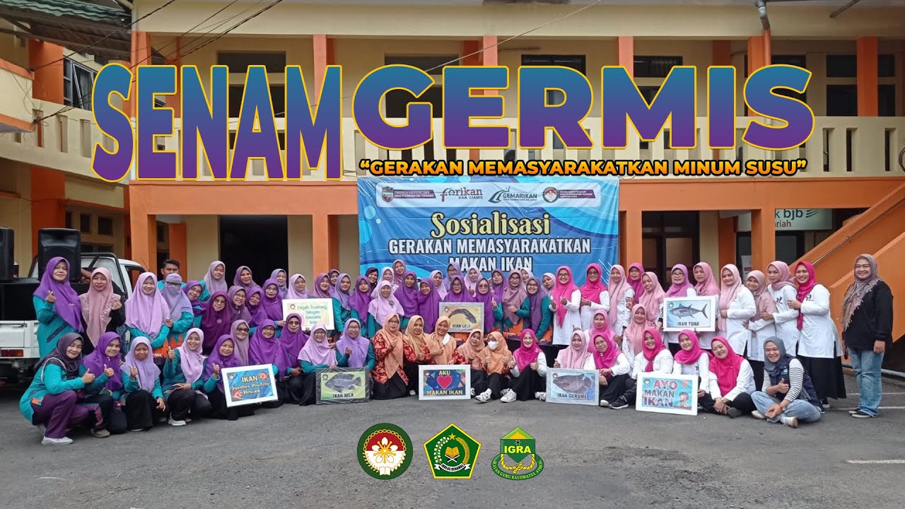Senam GERMIS Disnakkan Ciamis - Halaman Parkir Kementrian Agama Kab. Ciamis