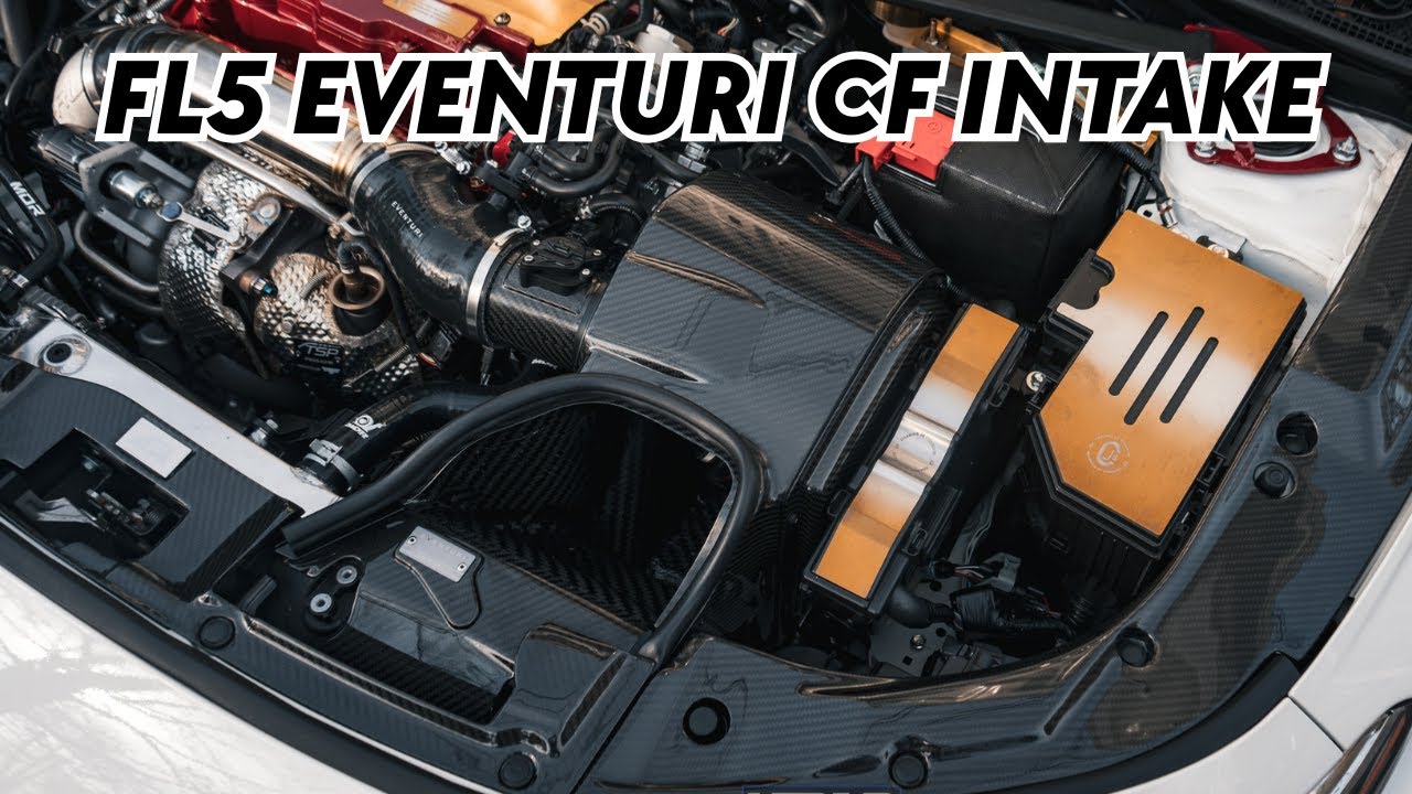 Установка карбонового воздухозаборника Eventuri FL5 Type R