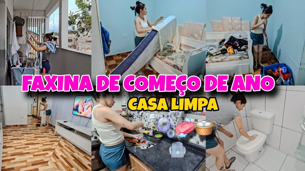 ORGANIZAÇÃO COMPLETA DE COMEÇO DE ANO NO MEU LAR🏠✨️ | FAXINA NO BANHEIRO 🫧🧼🪣