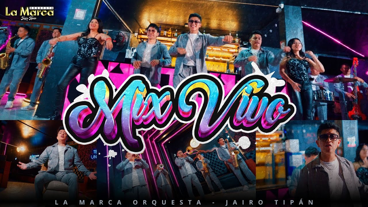 LA MARCA ORQUESTA - TE BURLASTE DE MI - VIVO POR TU AMOR - MIX VIVO (VIDEO OFICIAL 4K)