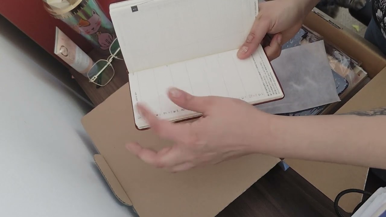 My very first hobonichi 2025 unboxing and My very first YouTube video :)