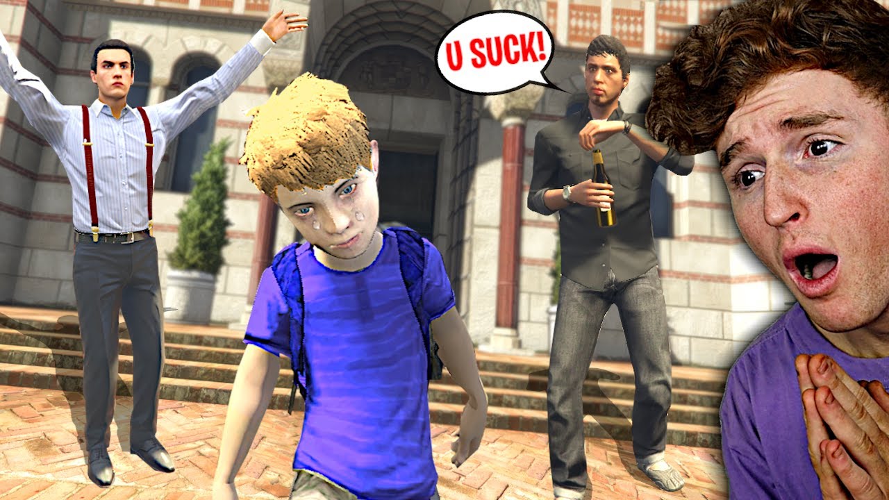 Я ходил в школу в детстве в GTA 5.. (Моды)