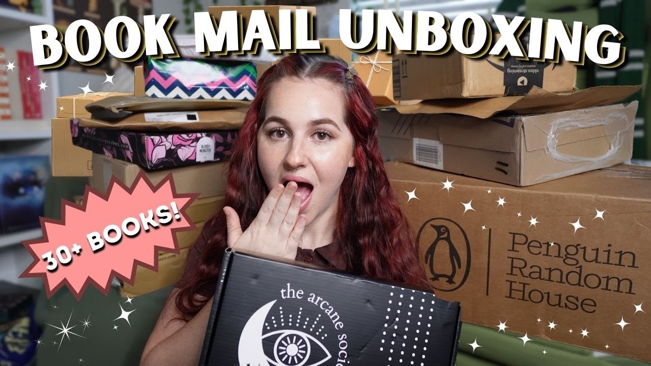 Unboxing book mail  ✨ HUGE book haul | publisher mail, book outlet, special editions, & more