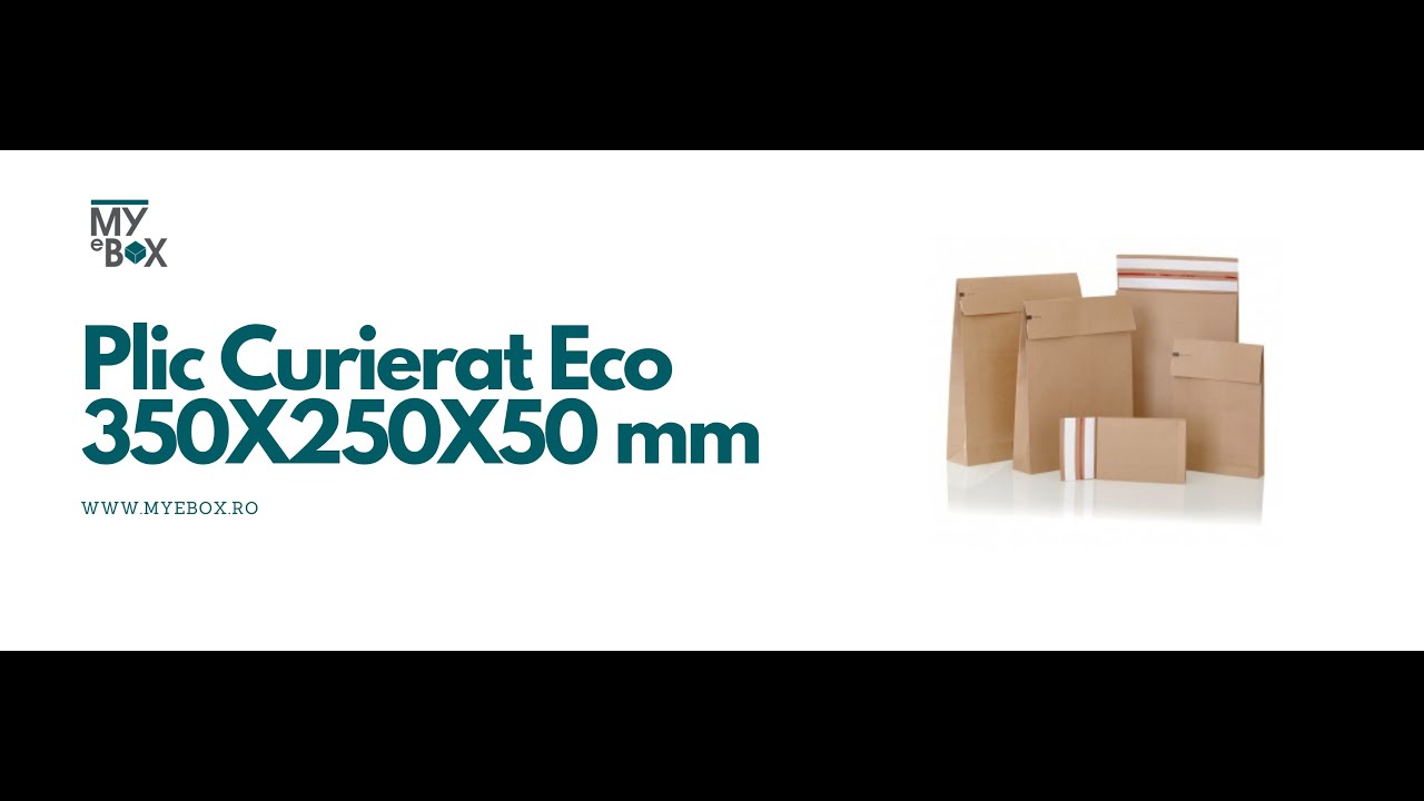 Plic Curierat Eco 350X250X50 mm - MyEbox
