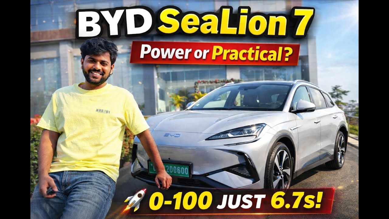 Is BYD Sealion 7 Worth It? Honest Review + Test Drive 🤯 | EV King in Making? || Vibes With Vipul