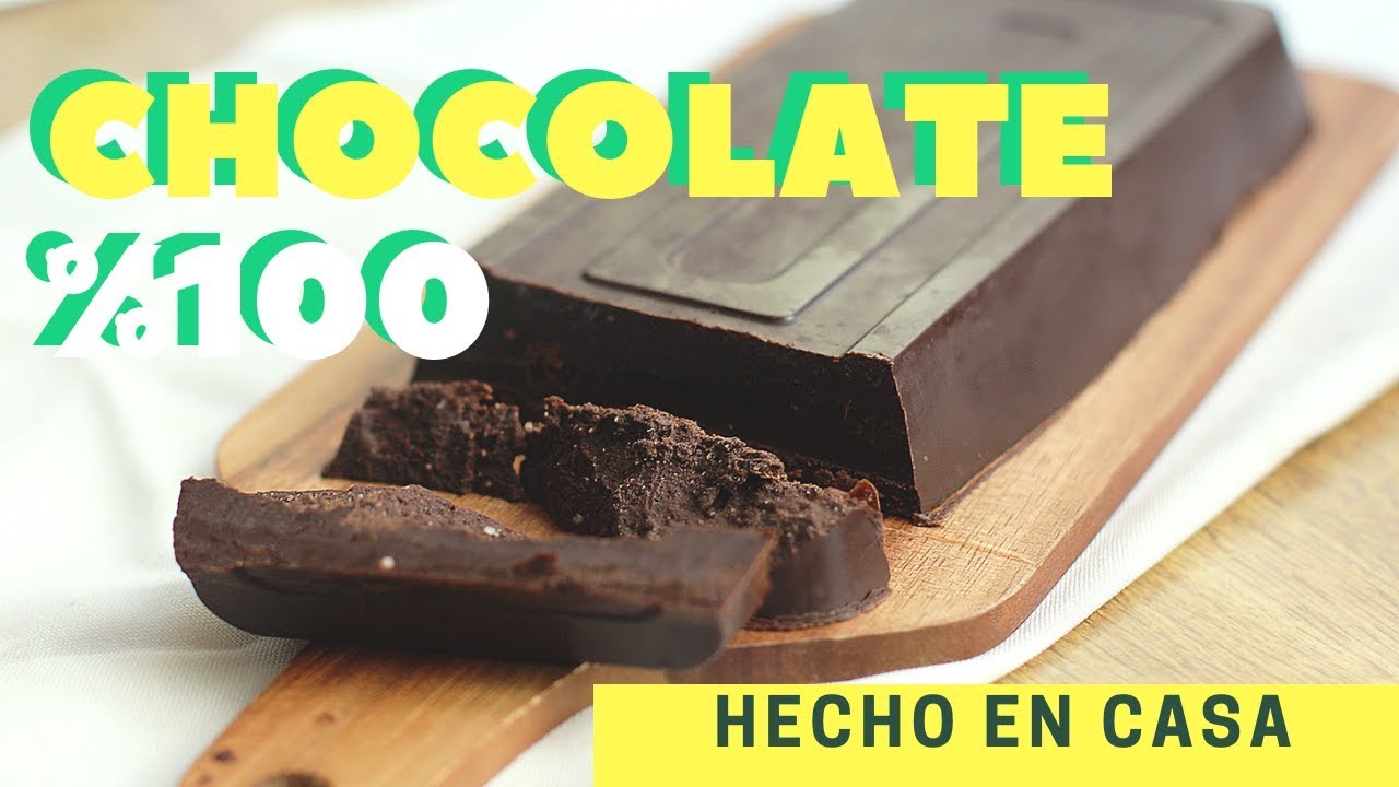 Como hacer CHOCOLATE CASERO - receta %100 cacao