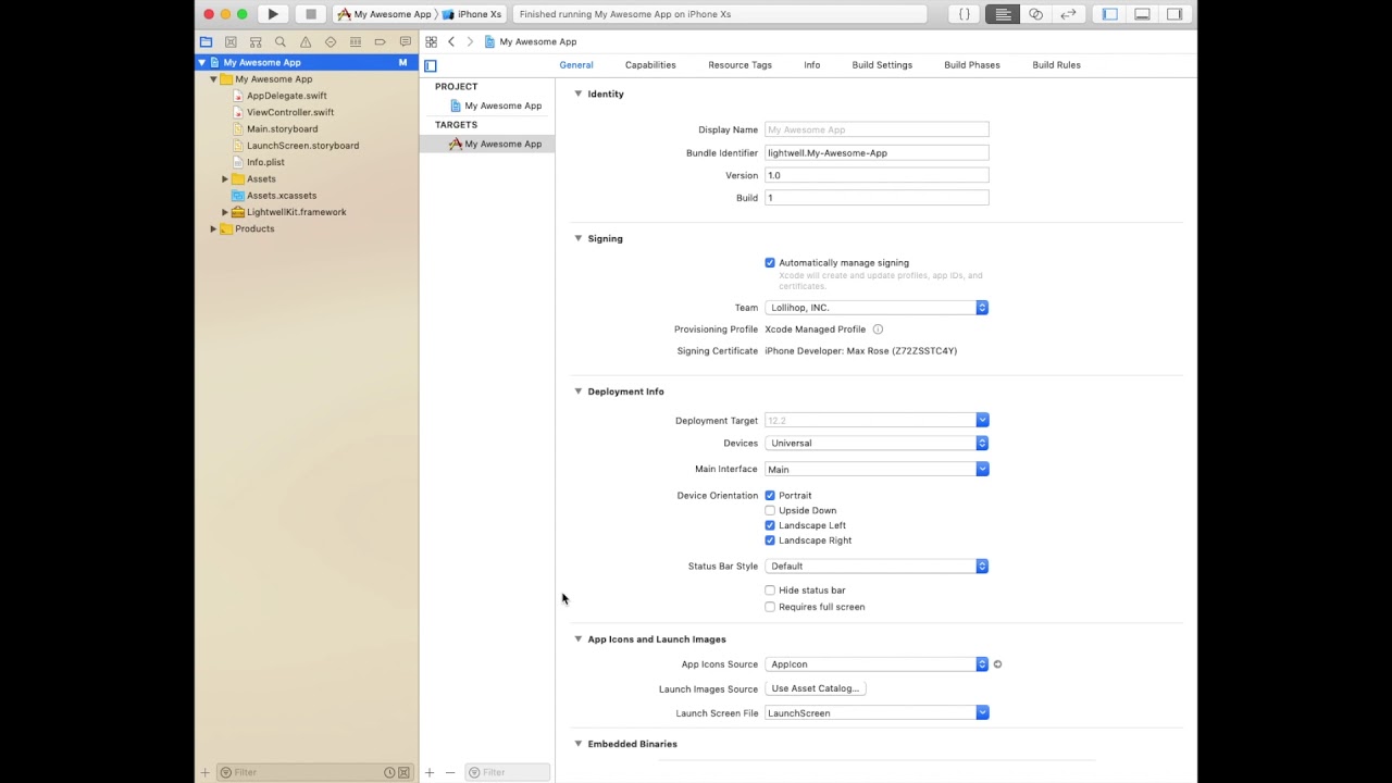 Exporting from Lightwell