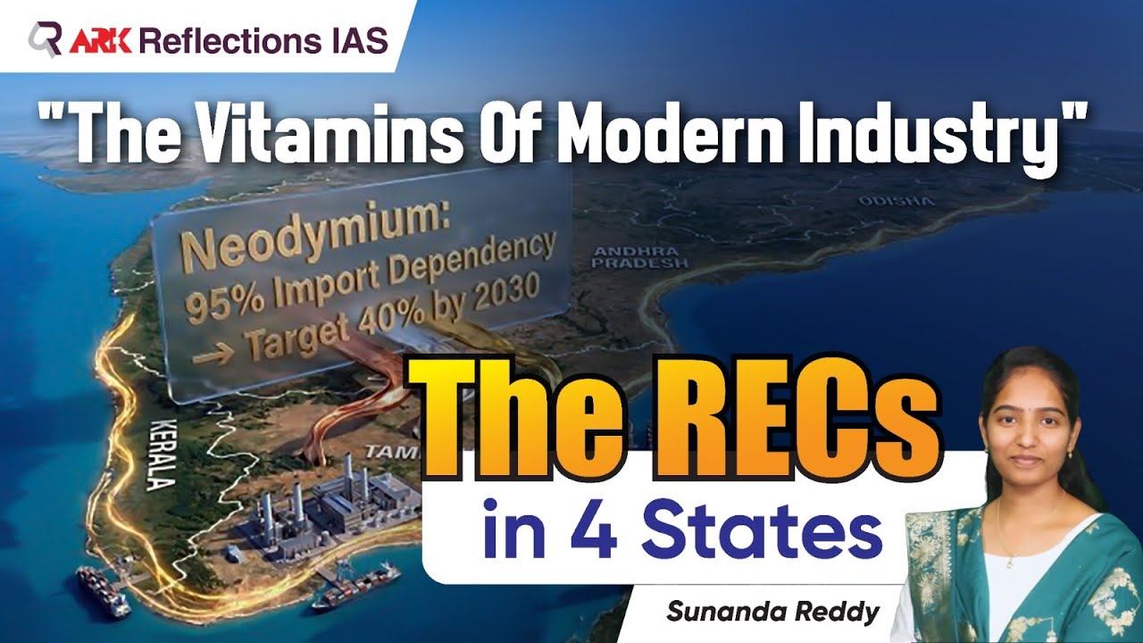 Rare Earth Corridors Explained | Strategic Minerals & India | ARK Reflections IAS