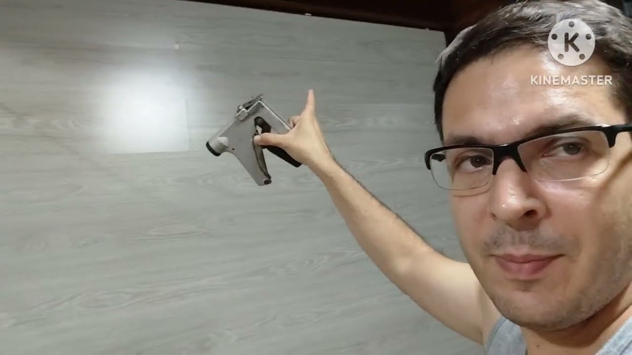 Instalando piso laminado na parede sem marcas de parafuso