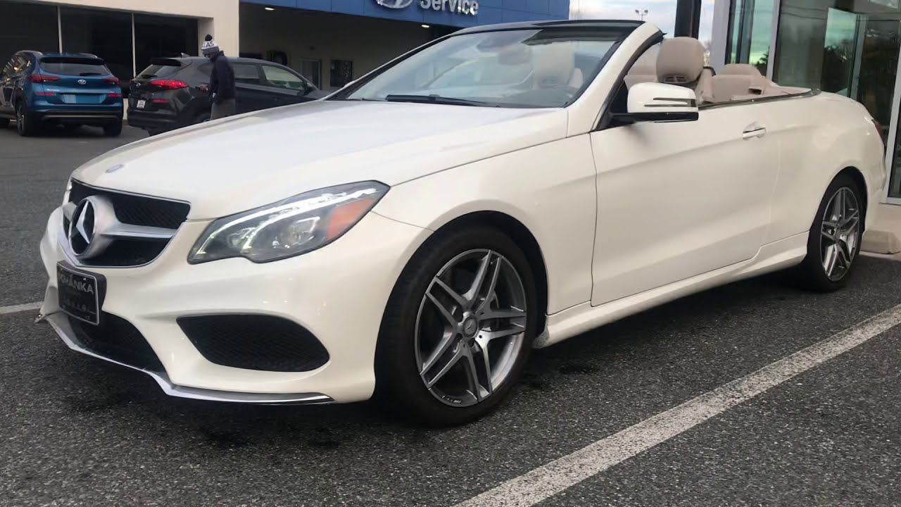 2017 Mercedes-Benz E-Class E 550 AWD ** Power Convertible Top ** ONE OWNER **
