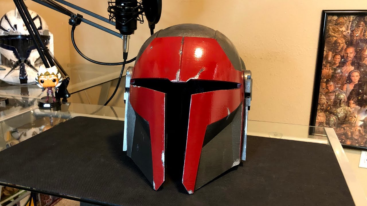 I 3D Printed A Mandalorian Helmet!