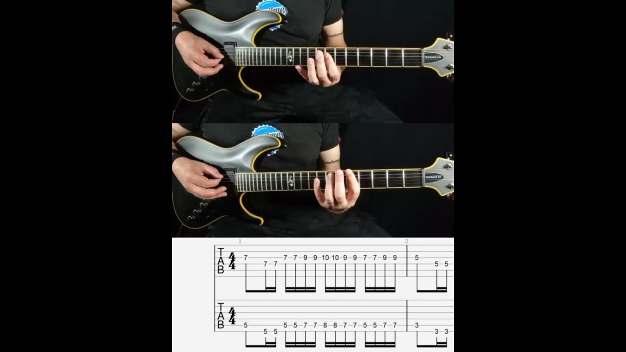 Iron Maiden - Fear Of The Dark (Intro) - Guitar lesson with TAB - Tutorial - Cover