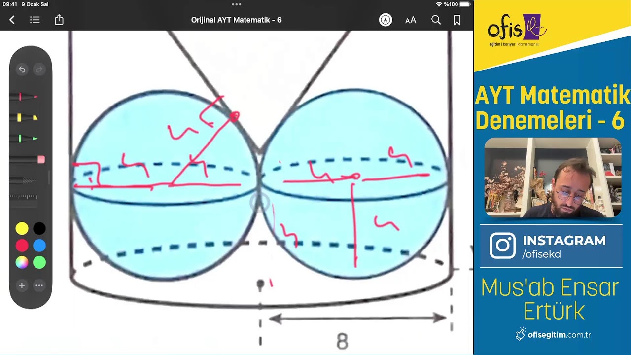 AYT Matematik Denemeleri - 6 (Orijinal Yayınları)