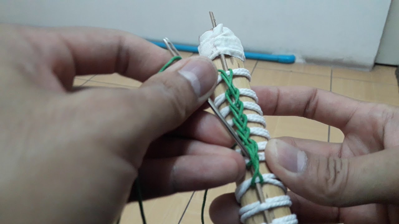 ฝึกถักปากกระบุงด้วยลายจูงนางและลายสันปลาช่อน