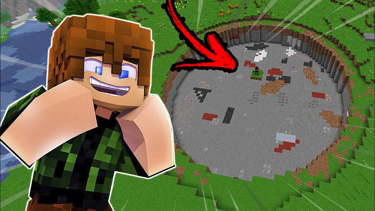 CAVEI UMA CRATERA GIGANTE EM 15 MIN PRA FAZER MINHA BASE!! - NonoFactory 2 #13 (Minecraft 1.16+Mods)