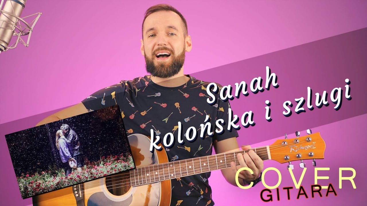 Kolońska i Szlugi - Sanah | Sanah na gitarę | Cover Gitara | Uczę się grać