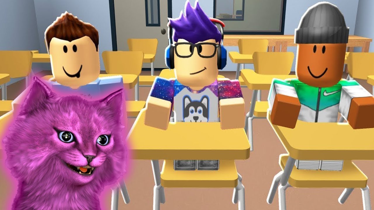 УРА БАЛДЕЕМ КАНИКУЛЫ С ГОВОРЯЩИМ КОТЕНКОМ АБИ ► Robloxian Highschool ► ИГРА для ДЕТЕЙ ◄ РОБЛОКС