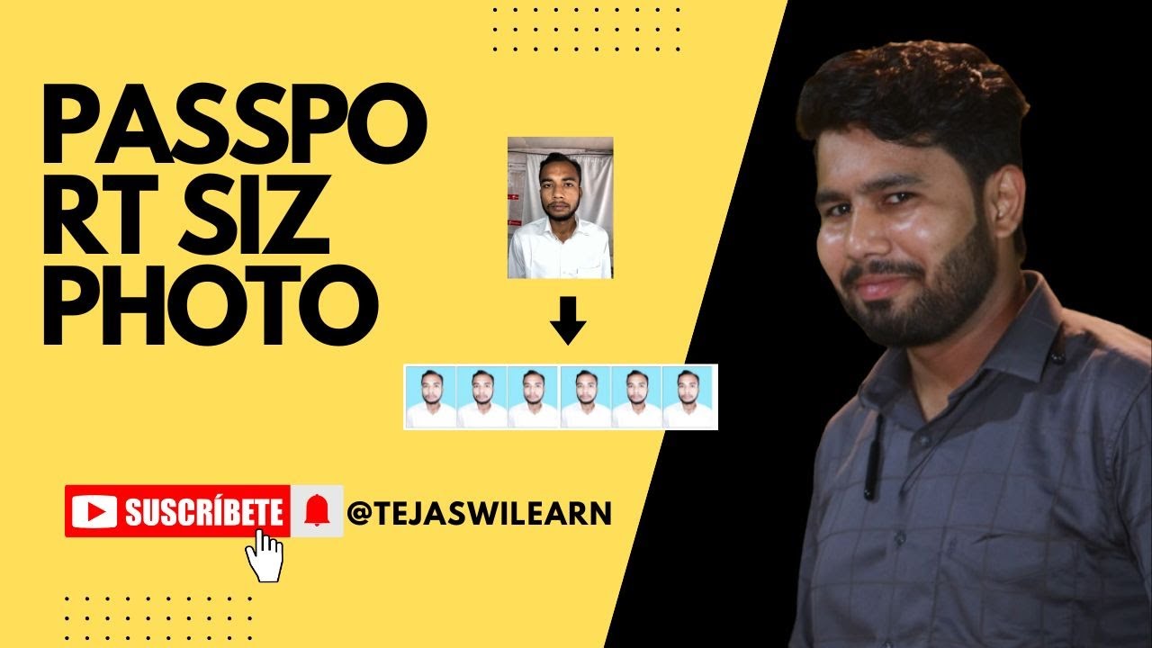 New Shop Walo Ke Liye Full Training 🔥 | Passport Size Photo Banana Sikhaye (Step by Step #photoshop