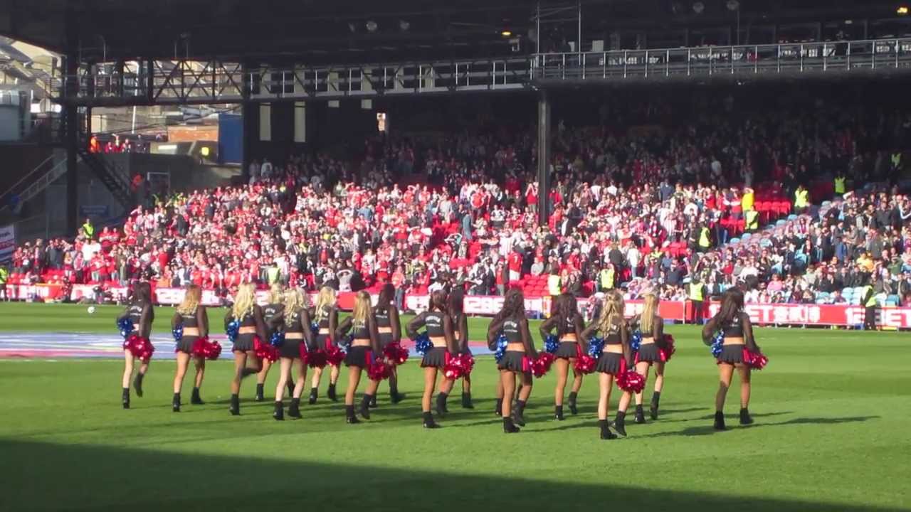 The Crystals | Crystal Palace Cheerleaders | March 2014 | PalaceFanTV