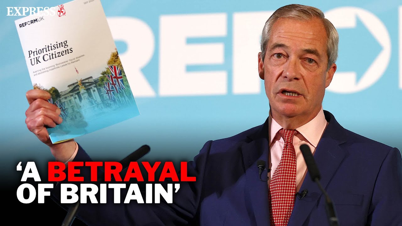 IN FULL | Nigel Farage vows to expel hundreds of THOUSANDS of migrants at bombshell conference