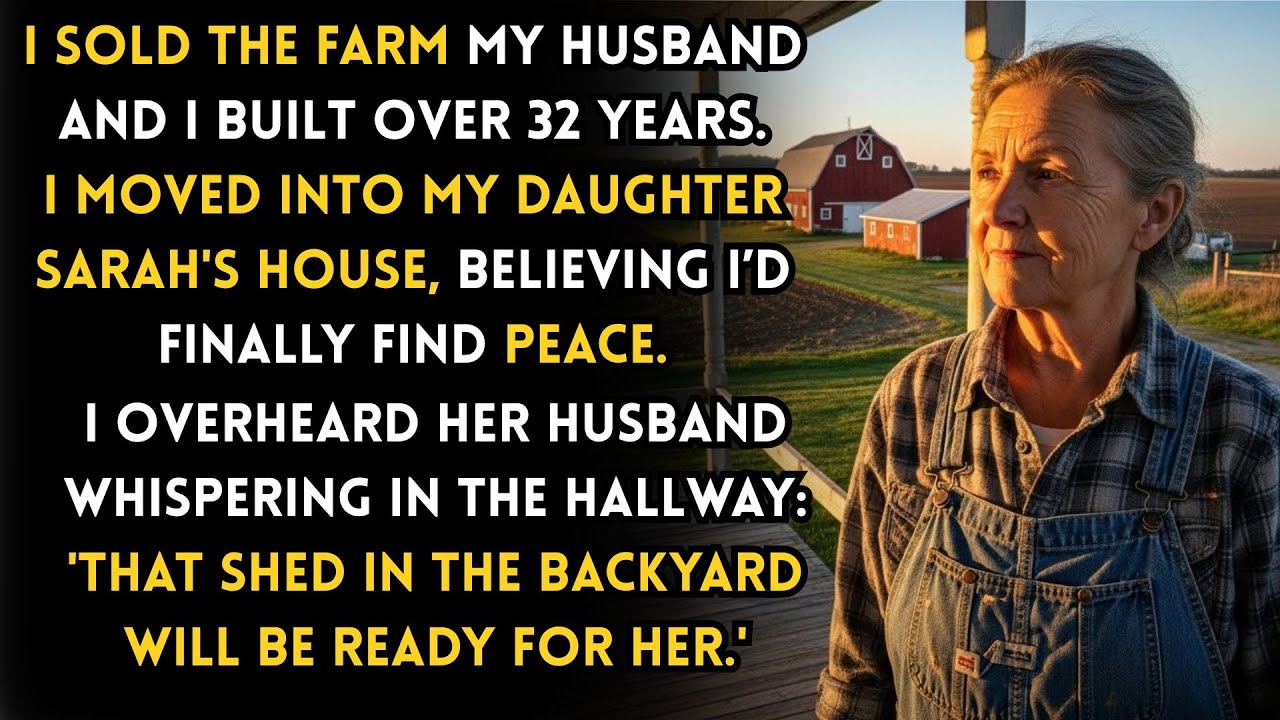 I Sold My Farm to Help My Son-in-Law. Then I Overheard Their Plan for My Life Savings...