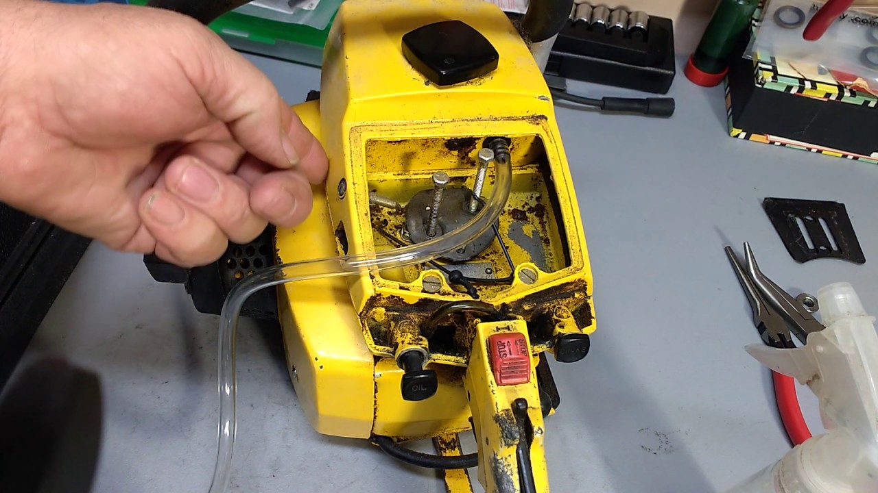 McCulloch fuel tank seal leak test