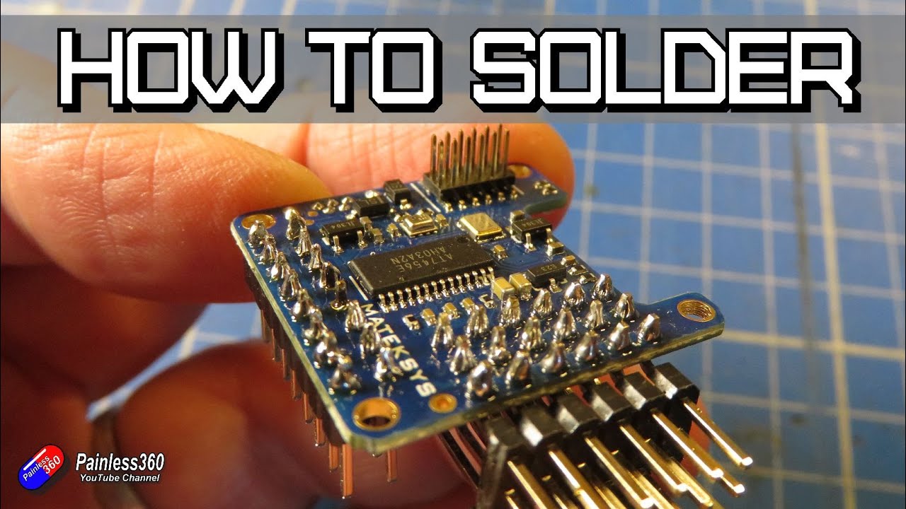 How to solder a flight controller for beginners