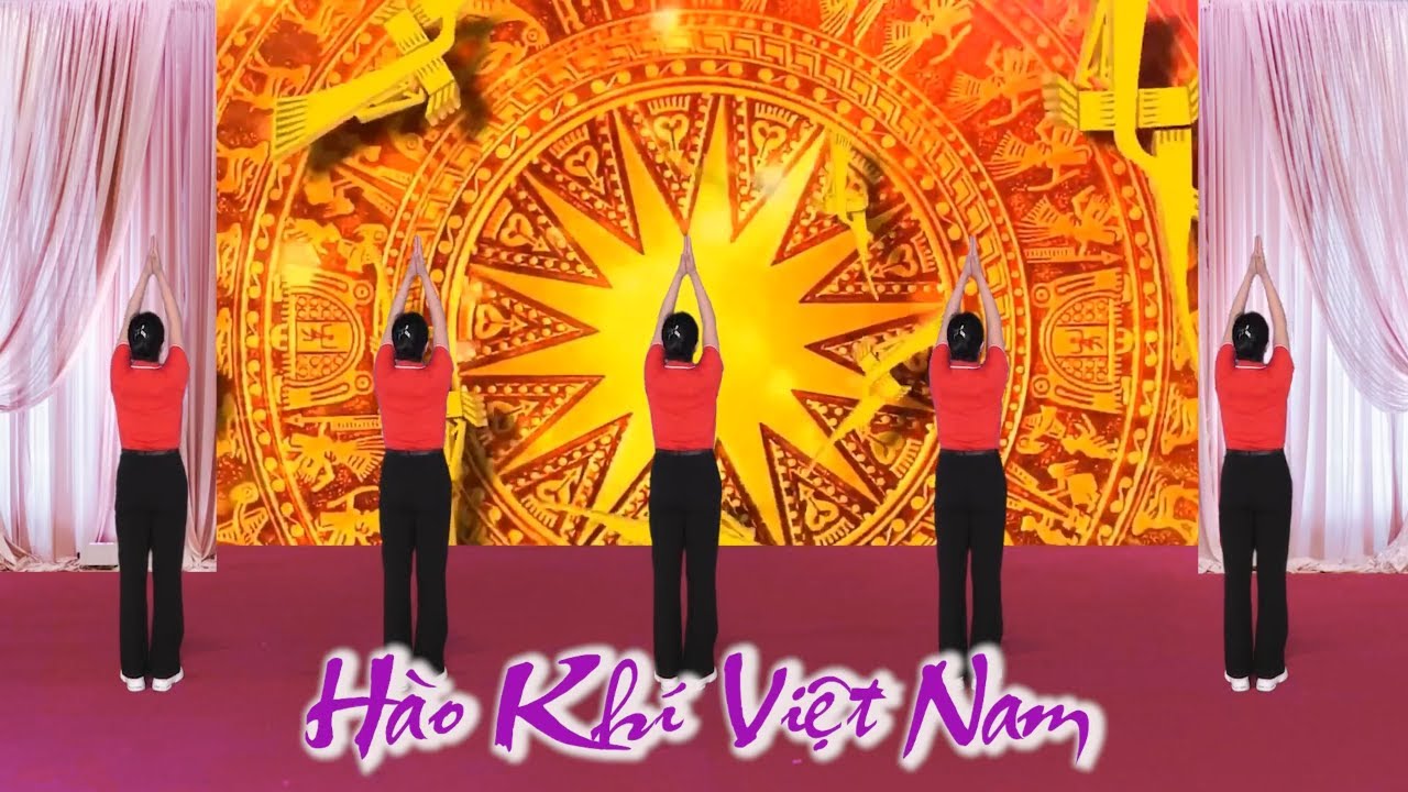 Nhảy cùng hướng - Hào khí Việt Nam - Khiêu vũ Mai Lương - Học nhảy dân vũ