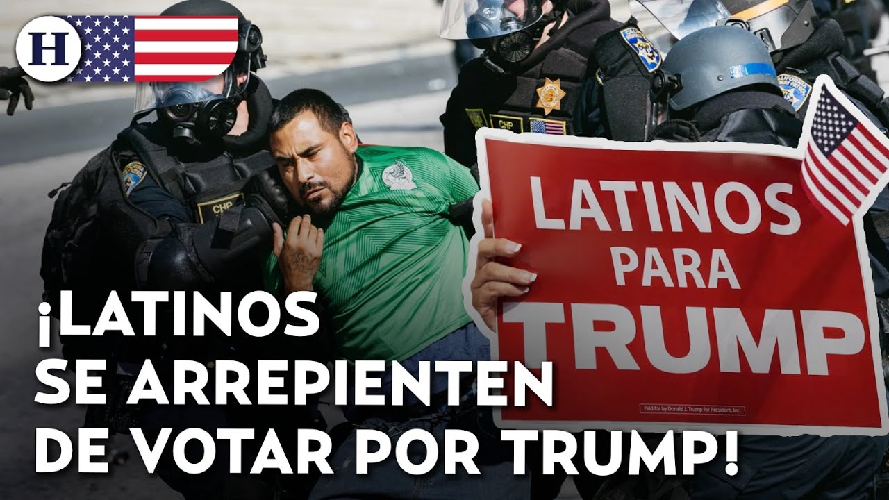 &iexcl;Del amor al odio! Latinos se arrepienten de apoyar a Trump tras un a&ntilde;o de su segundo mandato