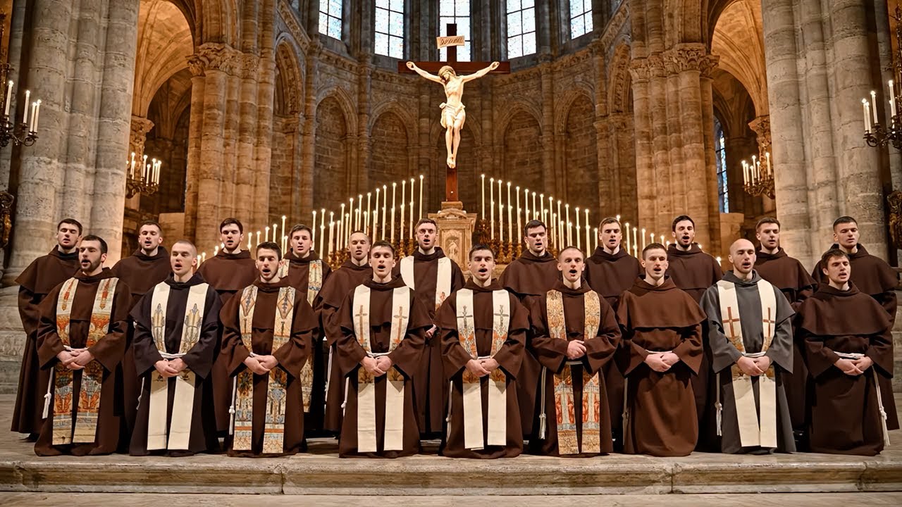 Gregorian Healing Prayer Before the Cross – Psalm 102 & Ubi Caritas | Deep Sacred Chant for Healing
