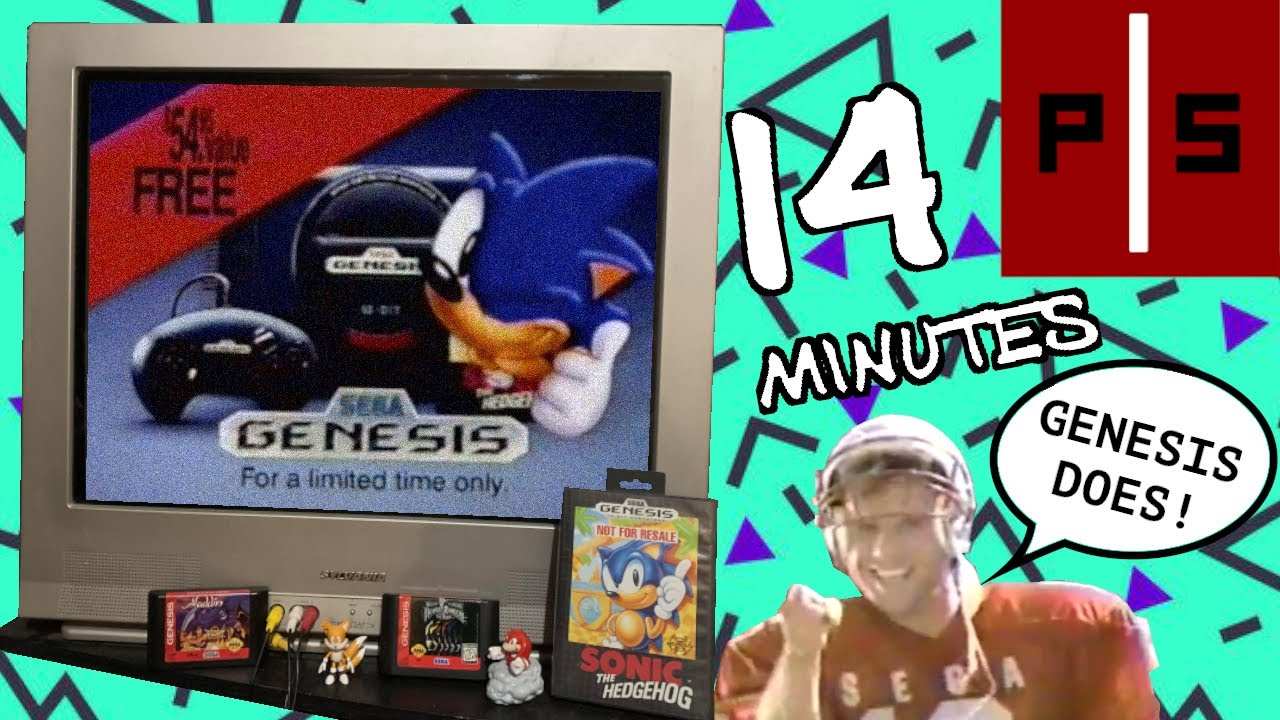 14 минут рекламы Sega Genesis из 90-х