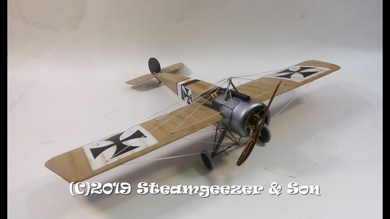 Building the Eduard 148 scale Fokker E II Eindecker Weekend edition