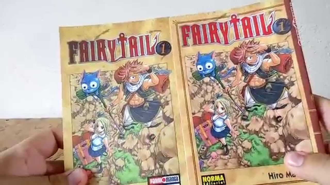 Comparación Manga Fairy Tail #1 Panini/Norma
