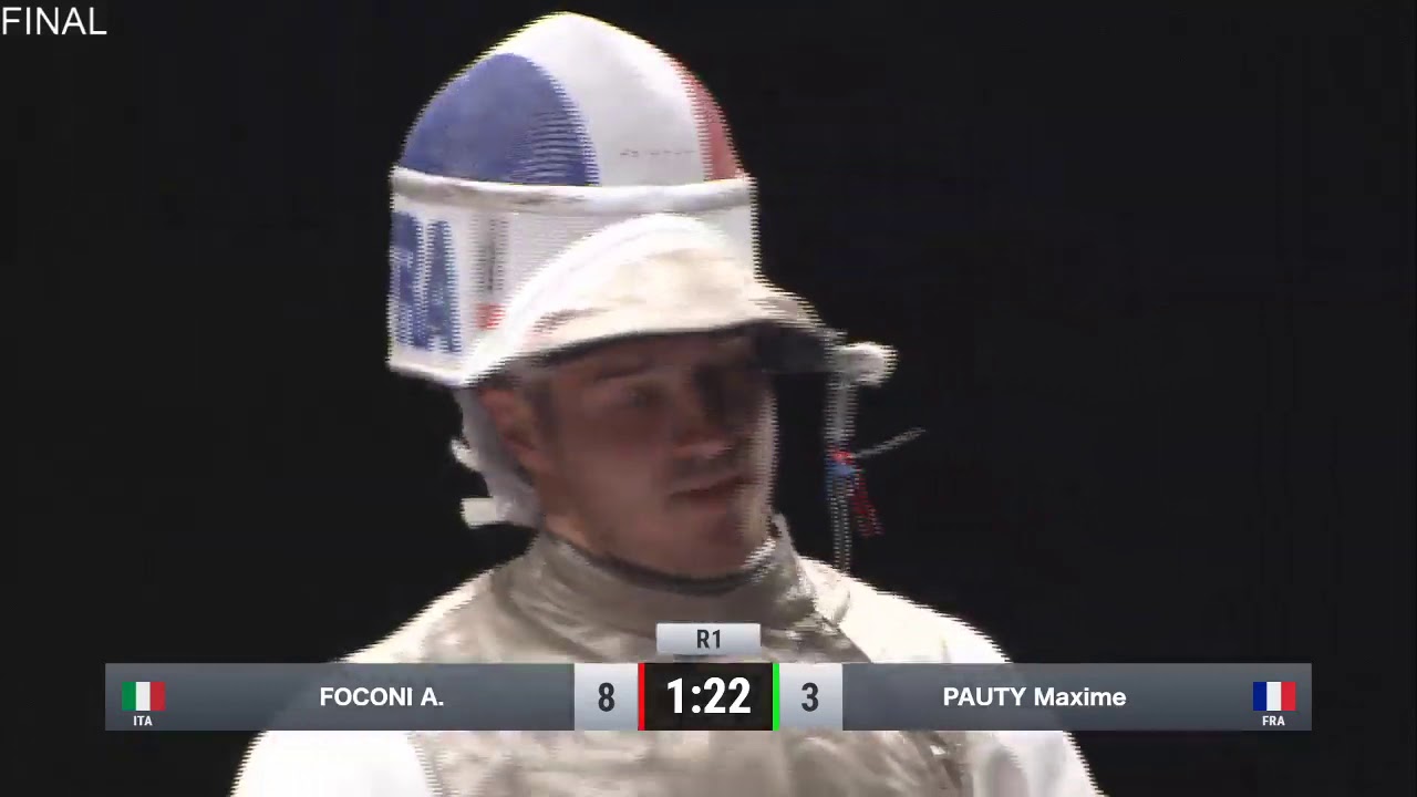 2019 137 P1 01 M F Individual Tokyo JPN WC PODIUM PAUTY FRA vs FOCONI ITA