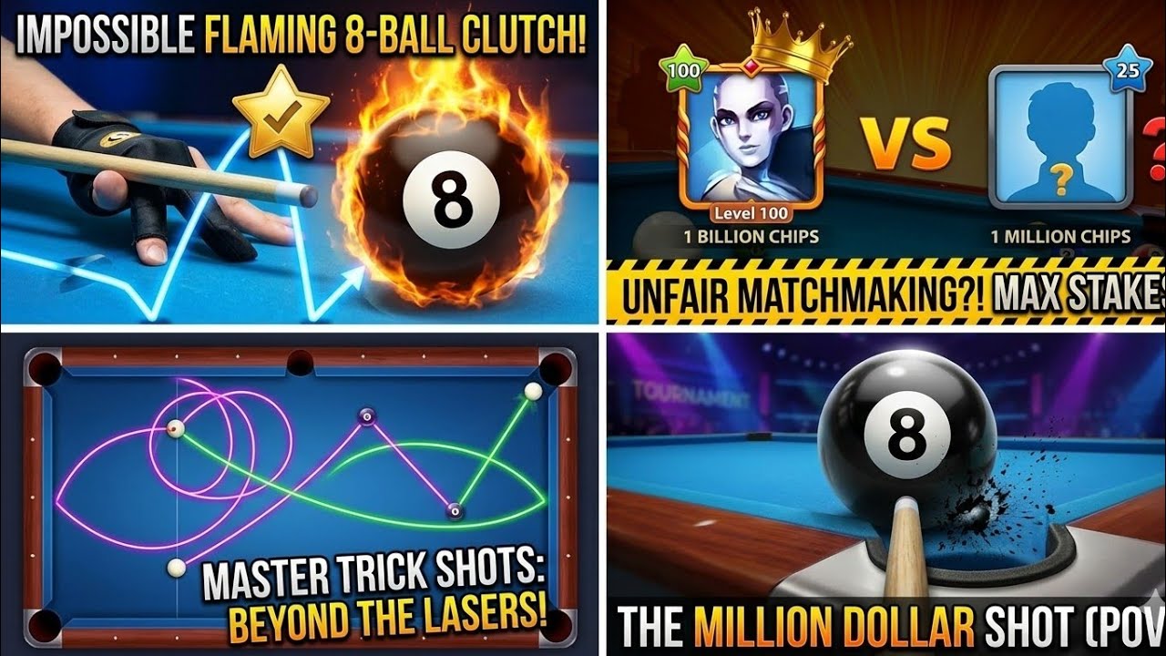 8 ball pool | Zero to 1 live stream Billion Coins with Russia Cue & Black indirect only