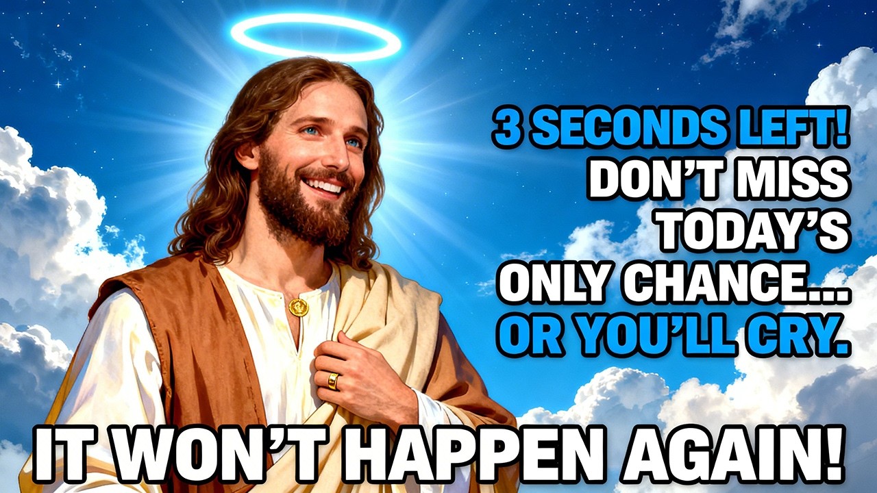 GOD SAYS: 3 SECONDS LEFT! DON'T MISS TODAY! | Gods Message Now | God Helps | Guiding Flame