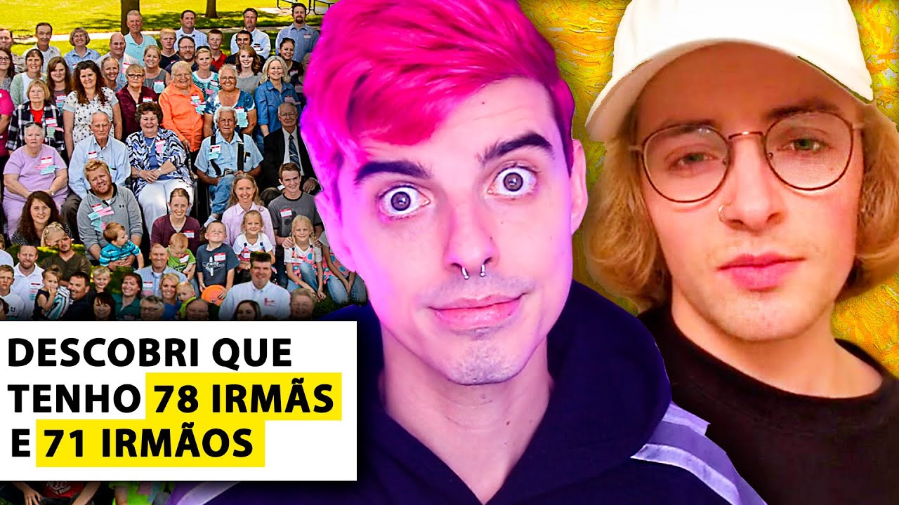 TIKTOKER EXPÕE sua BIZARRA FAMÍLIA (150 IRMÃOS)