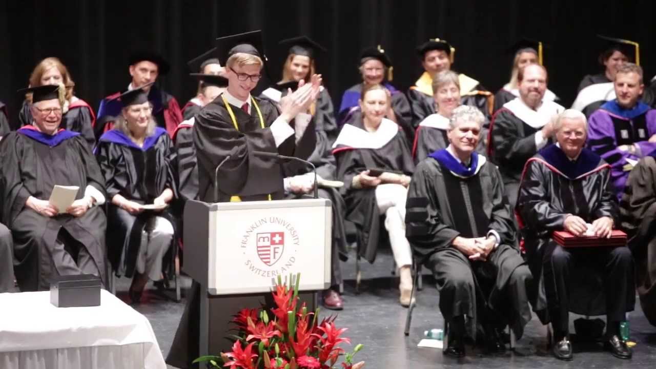Franklin University Switzerland Commencement Ceremony 2014