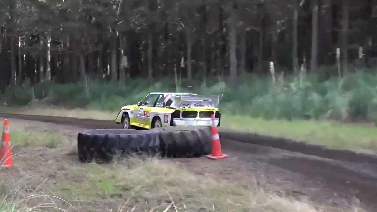 Audi Quattro S1 E2 Tribute in New Zealand test day