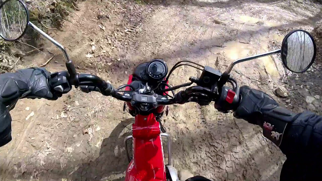 Honda Trail 125 (CT125) on Hurricane Creek
