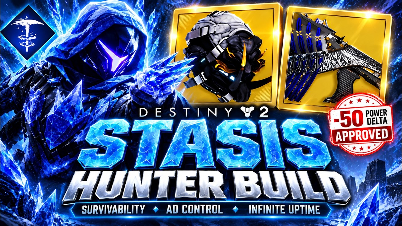 Destiny 2: This Stasis Hunter Build DOMINATES -50 Content! | Mask of Fealty + Bastion