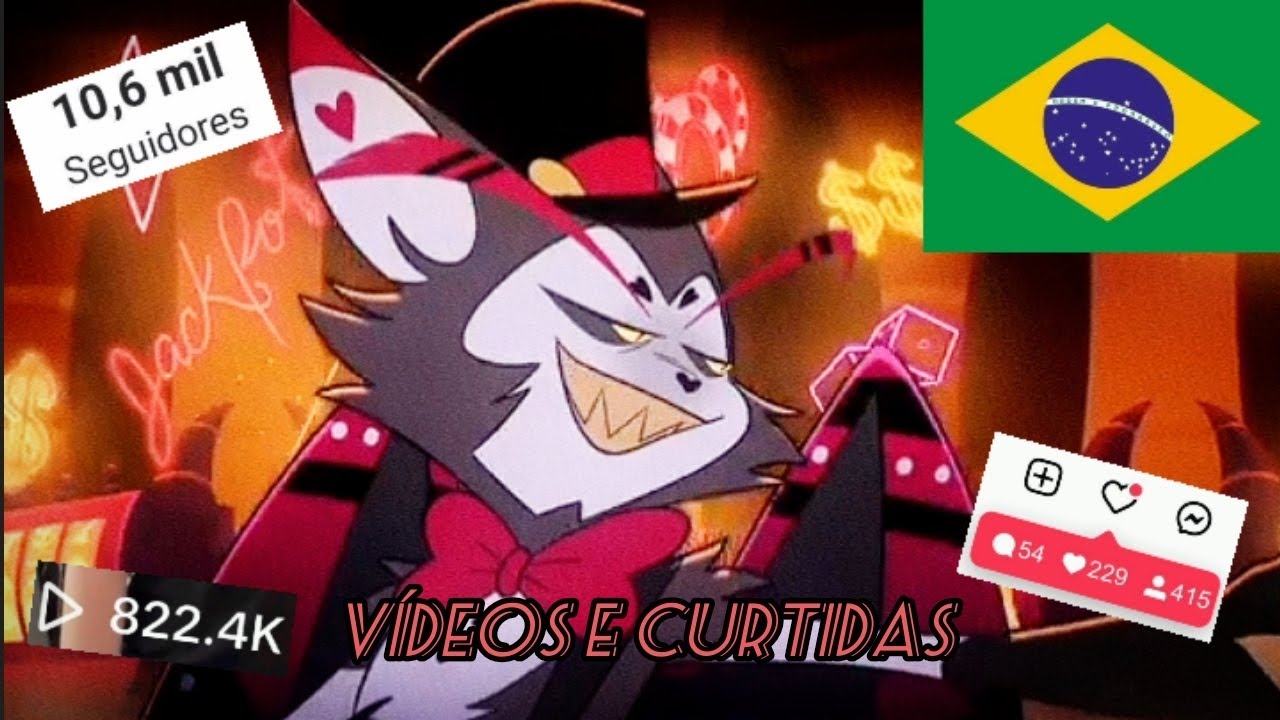 //Vídeos e curtidas// fã dublagem meme BR 🇧🇷 #huskhazbinhotel #memes #musicas #brasil #naoflopa 