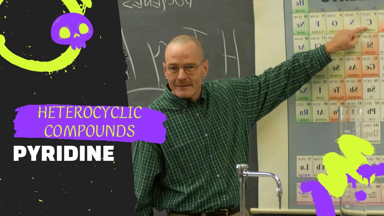 شرح الكيمياء العضوية Heterocyclic compounds | Pyridine