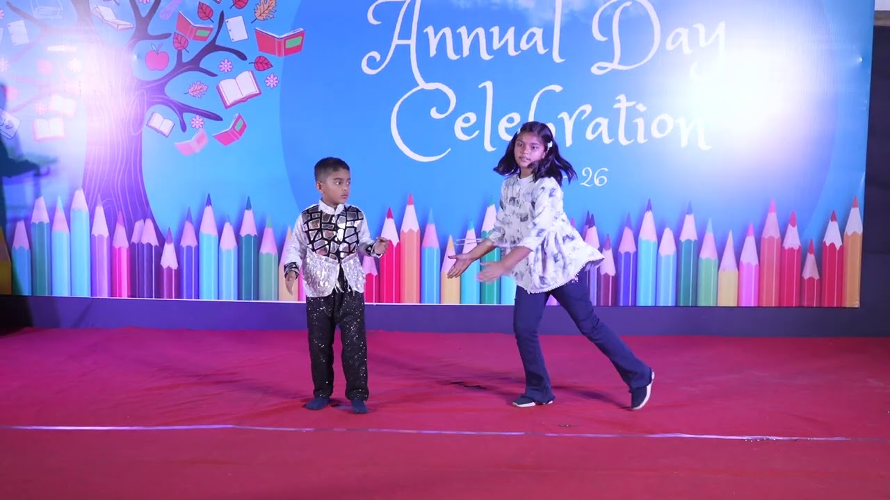 AYUSH RAJ WITH HIS SISTER ! MANGO PRE SCHOOL ! ANNUAL FUNCTION