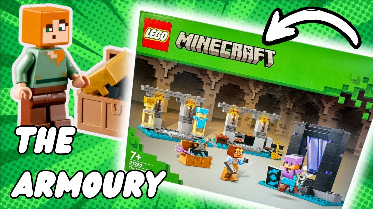 LEGO Minecraft Ep 4: The Armoury  21252 (unboxing & building)