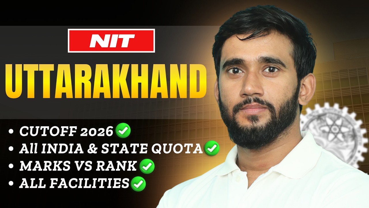 NIT Uttarakhand Reality Check 🚨 Cutoff 2026 | Top Branches | Placement Exposed 💼