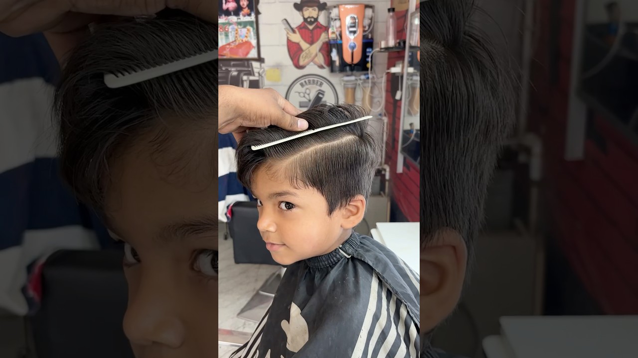 Kids 🔥 Styles Haircut 💈 #kids #haircut #styles #barber #hairsalon #hairdresser #shorts